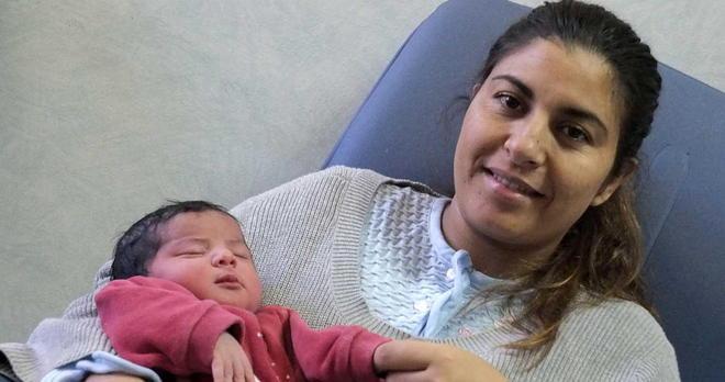 Aya è la prima nata dell’anno figlia di una coppia di tunisini