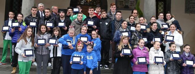 Premiati in municipio gli atleti d’oro del 2013 