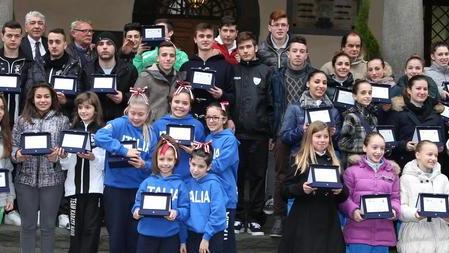 Premiati in municipio gli atleti d’oro del 2013