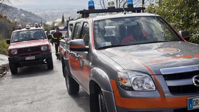 Frana un pezzo di monte Chiusa la strada per Basati