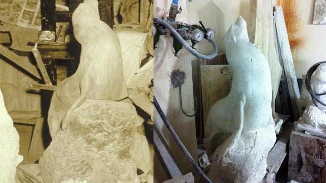 L’epopea dei Piccirilli Ritrovato al Tacca gesso della Black Seal