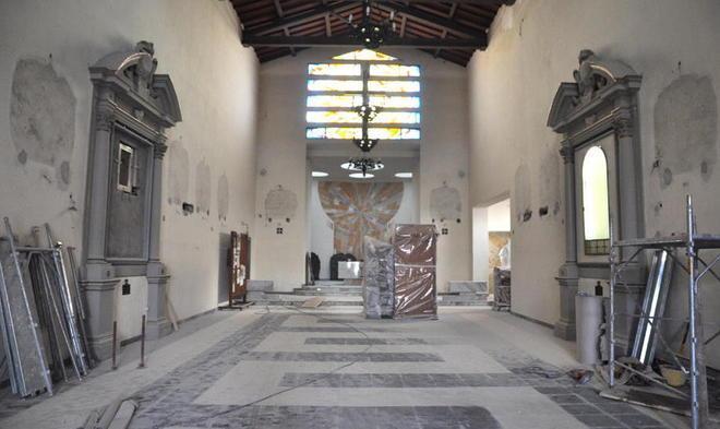 Si restaura la chiesa di Marina 