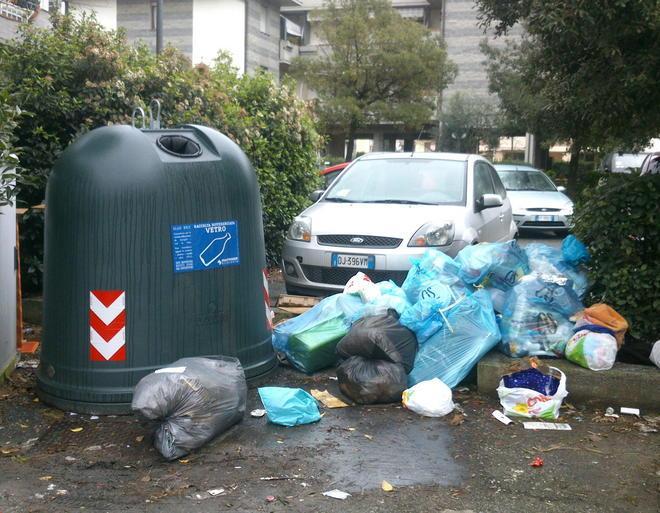 Tante discariche abusive intorno ai cassonetti 
