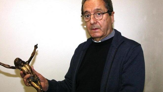 Crocifisso in bronzo trovato vicino alla chiesa di Don Bosco