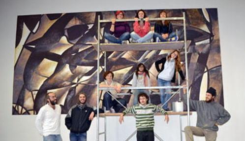 Con l’Accademia gli alunni realizzano un’opera murale