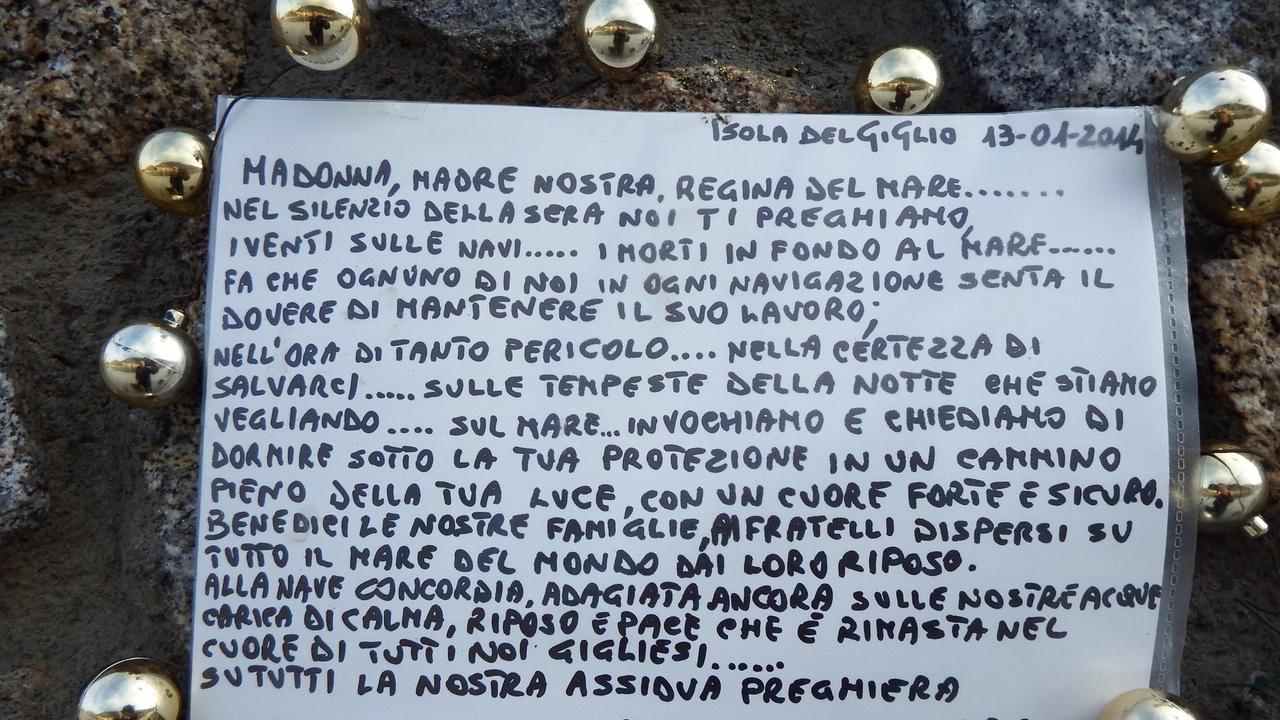 Concordia: due anni fa la tragedia, il Giglio ricorda
