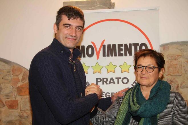 Cinque stelle, a Prato Comunarie con il trucco 