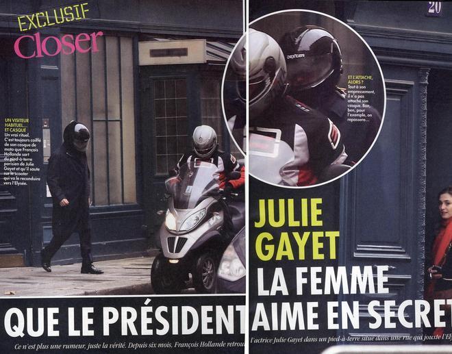 Hollande con lo scooter dall’amante... e Piaggio ringrazia 
