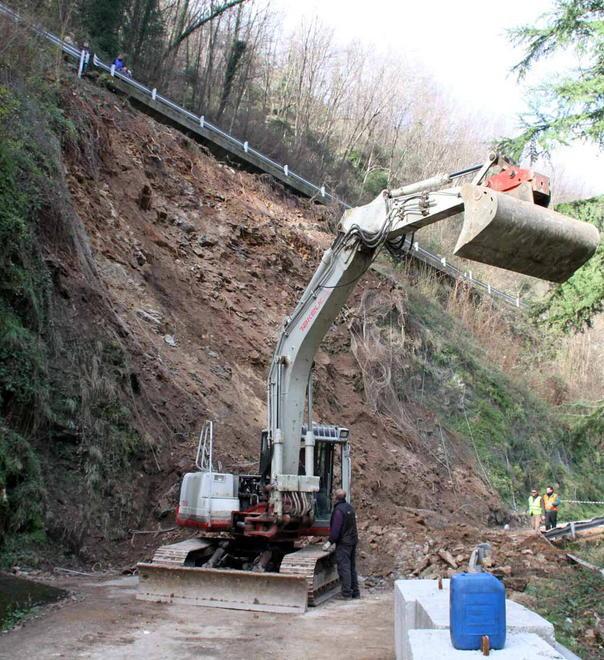Riaperta la strada per Casette e Caglieglia 