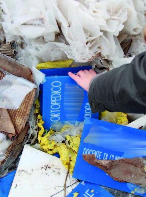 Discarica di rifiuti medici a Salviano 2 