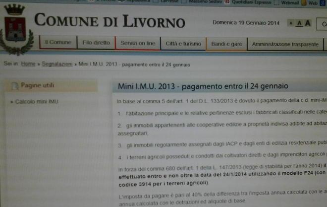 A Livorno la mini-Imu diventa super 