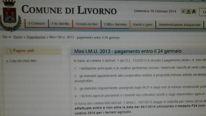A Livorno la mini-Imu diventa super