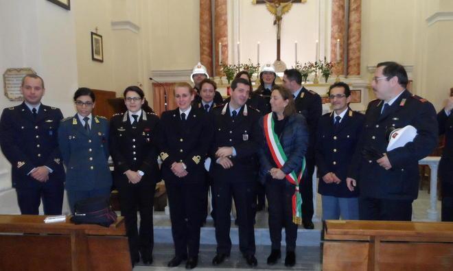 San Sebastiano celebrato in chiesa