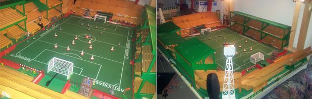 Subbuteo che passione, ecco gli stadi in miniatura 