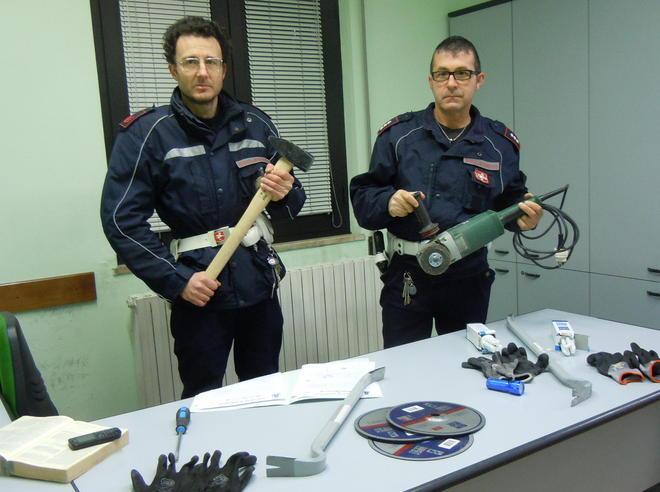 Trovata base operativa mobile dei ladri 