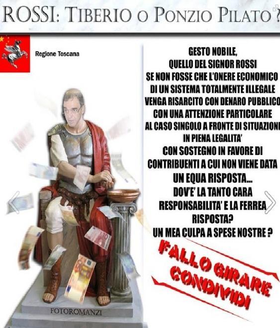 Rossi: Pilato o Tiberio? Il Web si scatena 
