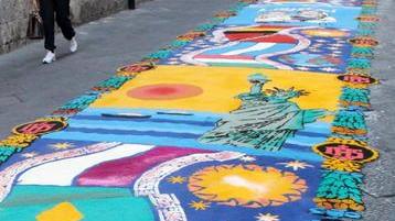 San Bernardino sarà raccontato con l’arte dei tappeti