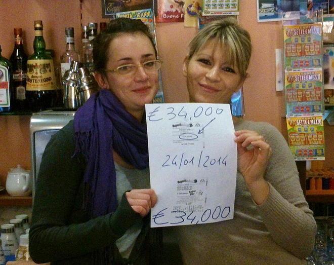 Vinti 34mila euro al Superenalotto