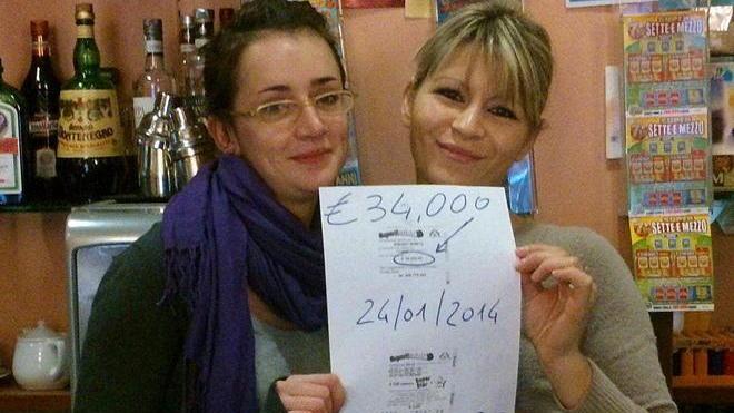 Vinti 34mila euro al Superenalotto