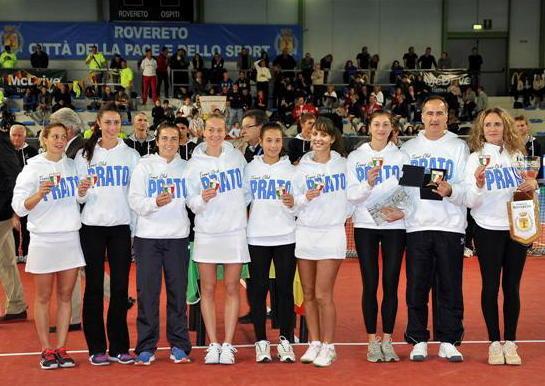 Il Tc Prato festeggia lo scudetto 