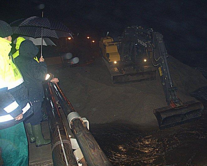 Notte di apprensione per la piena del fosso del Bovalico 