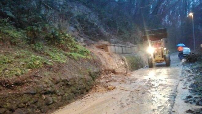 Smottamenti a Sant’Andrea e a Matraia