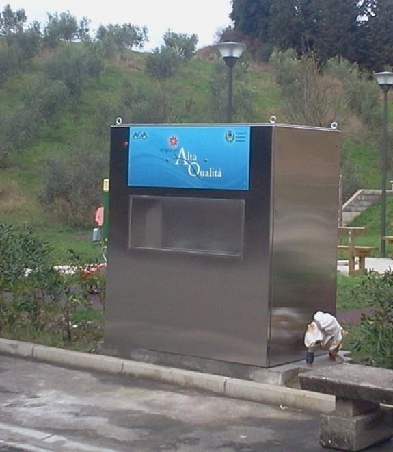 Acqua di alta qualità con la fontanella pubblica delle Badie 