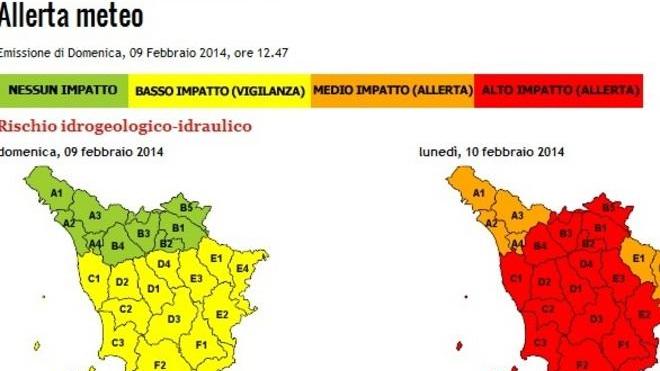 Prato, nuovo allarme meteo, rischi di frane e allagamenti fino a mercoledì