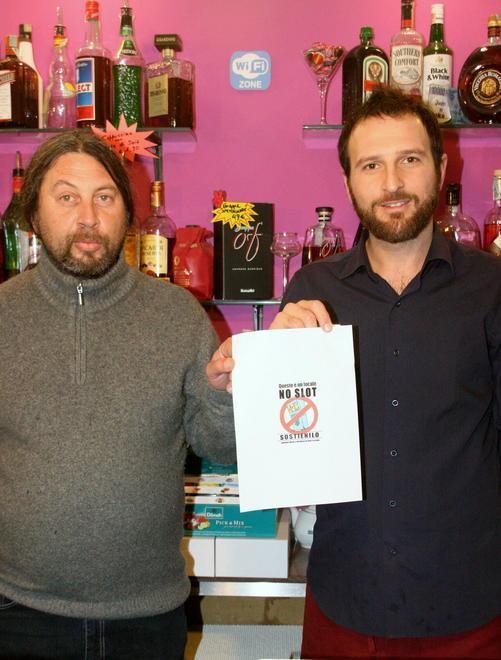 «Paese senza slot machine», l’appello di due negozianti 