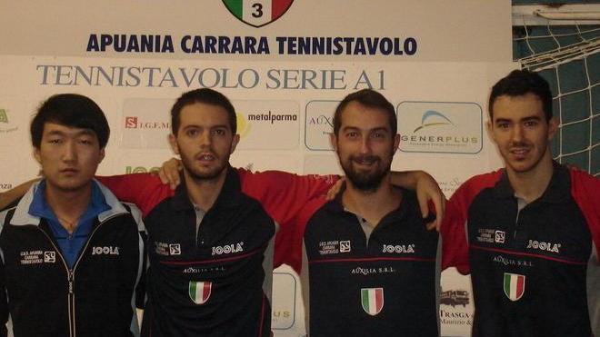 A1 di tennistavolo, pari dell’Apuania con Roma