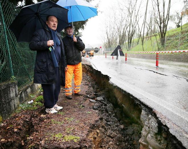 Paura per le frane in Valdinievole 