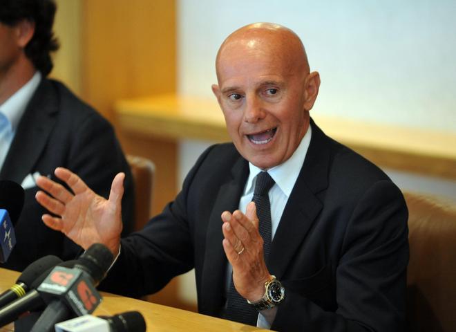 Sacchi fa lezione agli studenti del Piaggia 