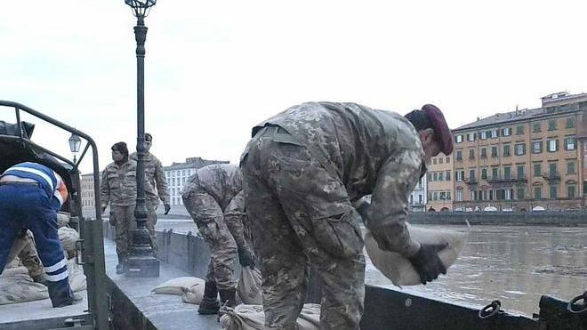 Il sindaco ha seguito la piena dalla finestra del Comune