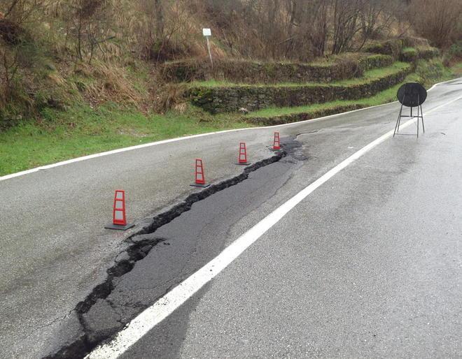 Smottamenti sulla statale del Cerreto, sopralluogo del sindaco e Anas