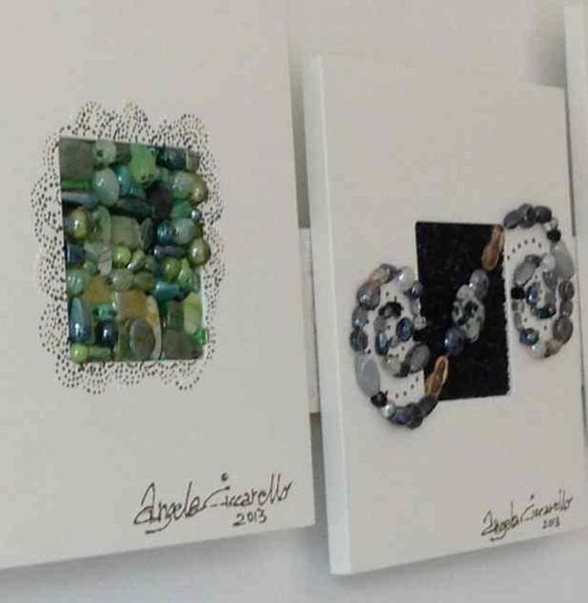 Al bar Bigonce le creazioni artistiche di Angela Ciccarello 
