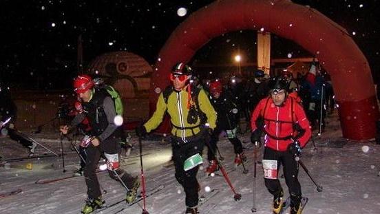 Notte “bianca” con lo sci alpinismo e la corsa sulla neve