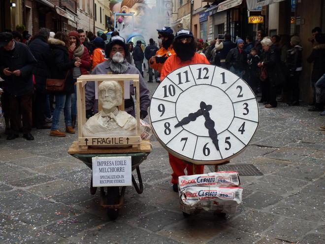 Il cantiere lumaca, simbolo del Carnevaletto 
