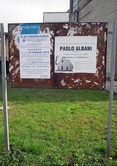 Scherzo all'amico: manifesto funebre ma lui è vivo e vegeto