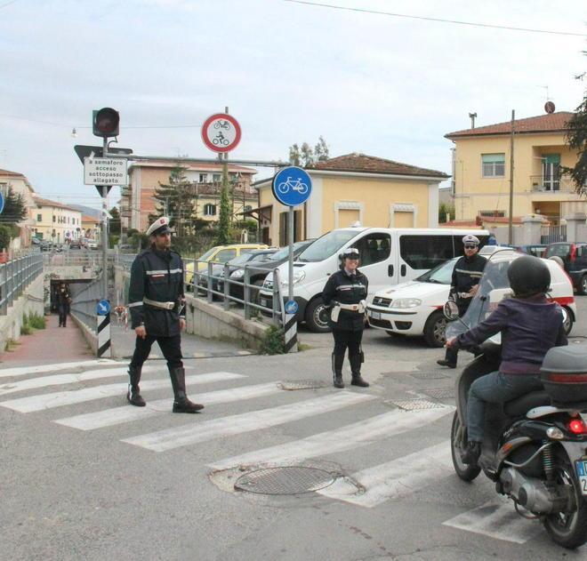 Sottopasso chiuso agli scooter