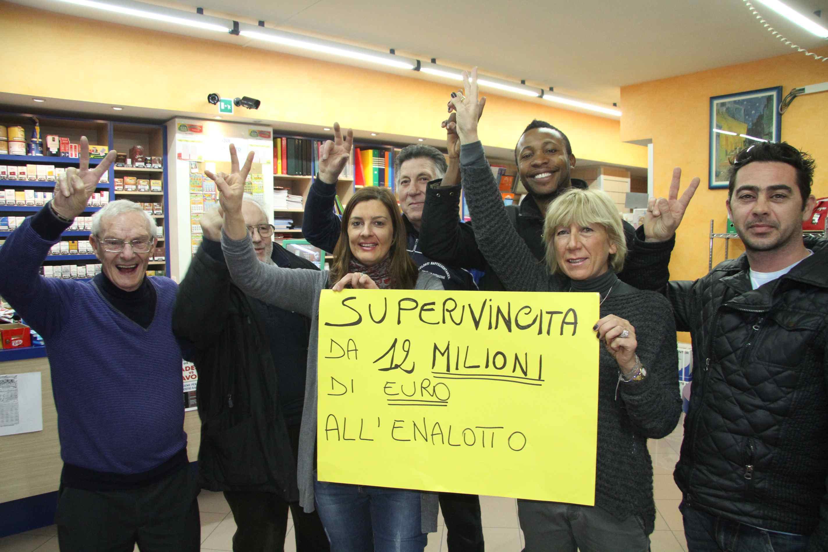 Maxivincita da 12 milioni al Superenalotto 