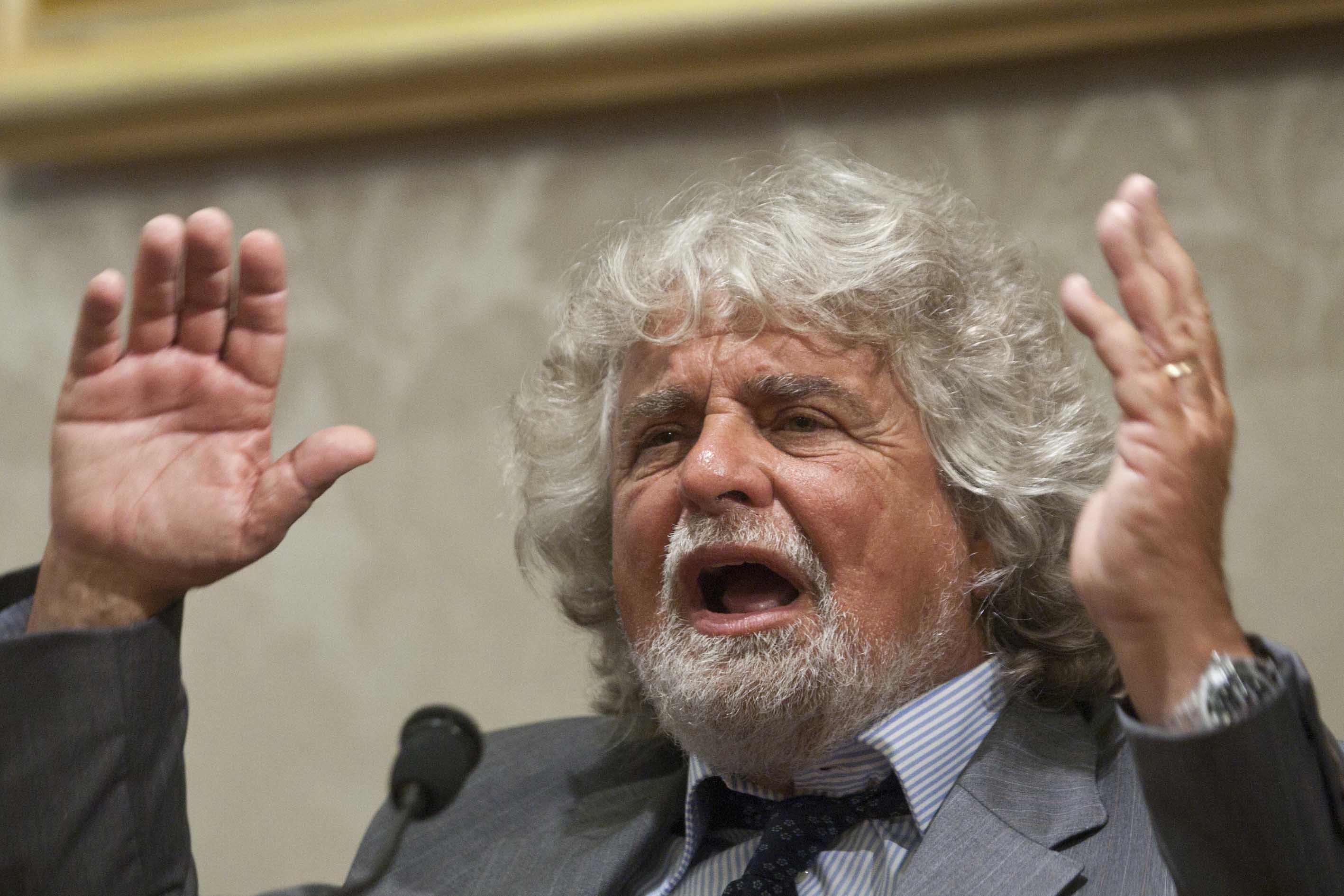 Grillo e Renzi, consultazioni show