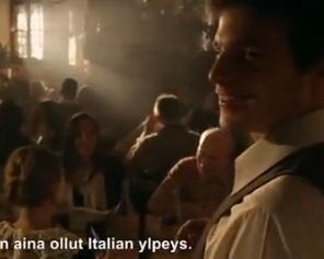 L’attore pratese Giacomo Carolei protagonista di uno spot sulla pizza Berlusconi 
