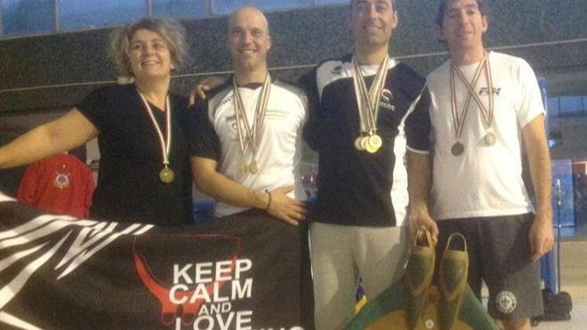 Kama Sub Camaiore fa incetta di medaglie ai Master di Biella