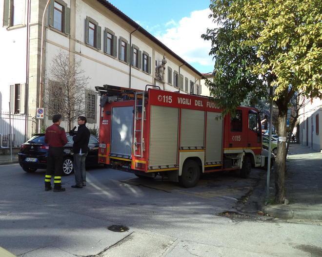 Principio d’incendio all’ospedale di Pescia 