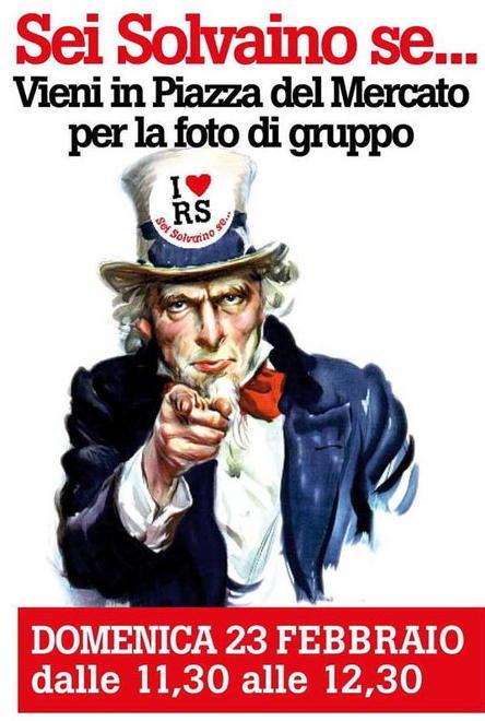 “Sei solvaino se...”, la foto di gruppo