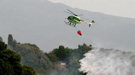 Un elicottero a disposizione del Parco