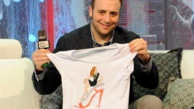Barachini-Sanremo agli artisti piace la t-shirt anti violenza