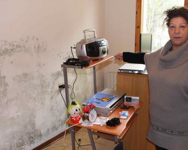 Prato, muffa e umidità nella casa popolare di via Carlesi 