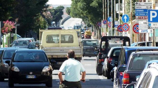 Transito vietato ai camion per il cantiere del porto