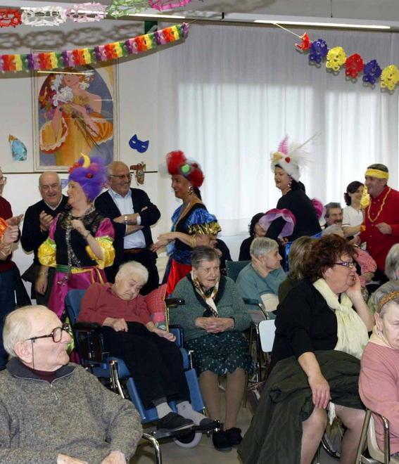 Carnevale con la casa di riposo 